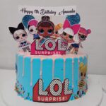 Lol Dolls Cartoon Cake