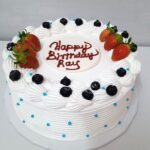 Vanilla Bluestraw Cake