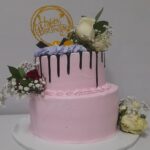 Pink Love Tiered Cake
