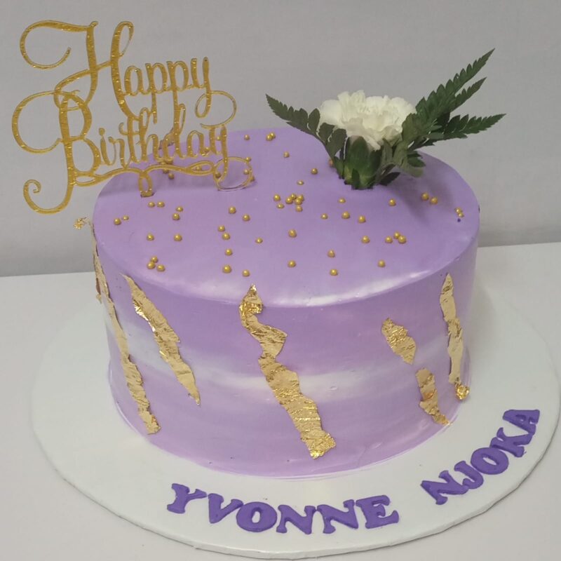 Beautiful Purple Cake