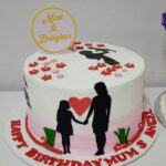 Daughter and Mum Themed Cake