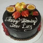 Chocolate Mirror Luxe Cake