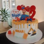Blippi Cartoon Themed Cake