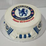 Chelsea FC Themed Fondant Cake – Perfect for Every Blue Fan