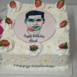 White Forest Cake with A5 Edible Print – A Sweet and Personalized Treat