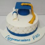 Graduation Themed Fondant Cake – Celebrate Academic Success in Style